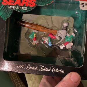 Vintage Christmas ornaments Sears, Lenox, Waterford (multiple)